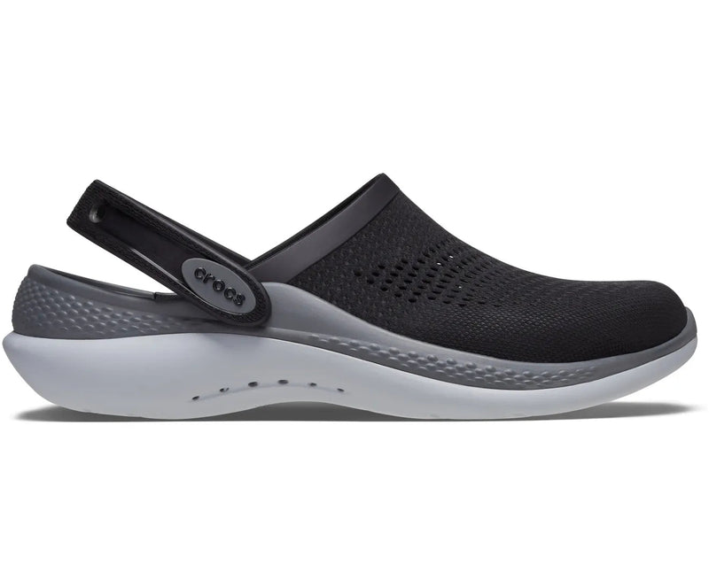 Crocs Literide 360 Unisex Clog Black & Gray - Cloudshoes